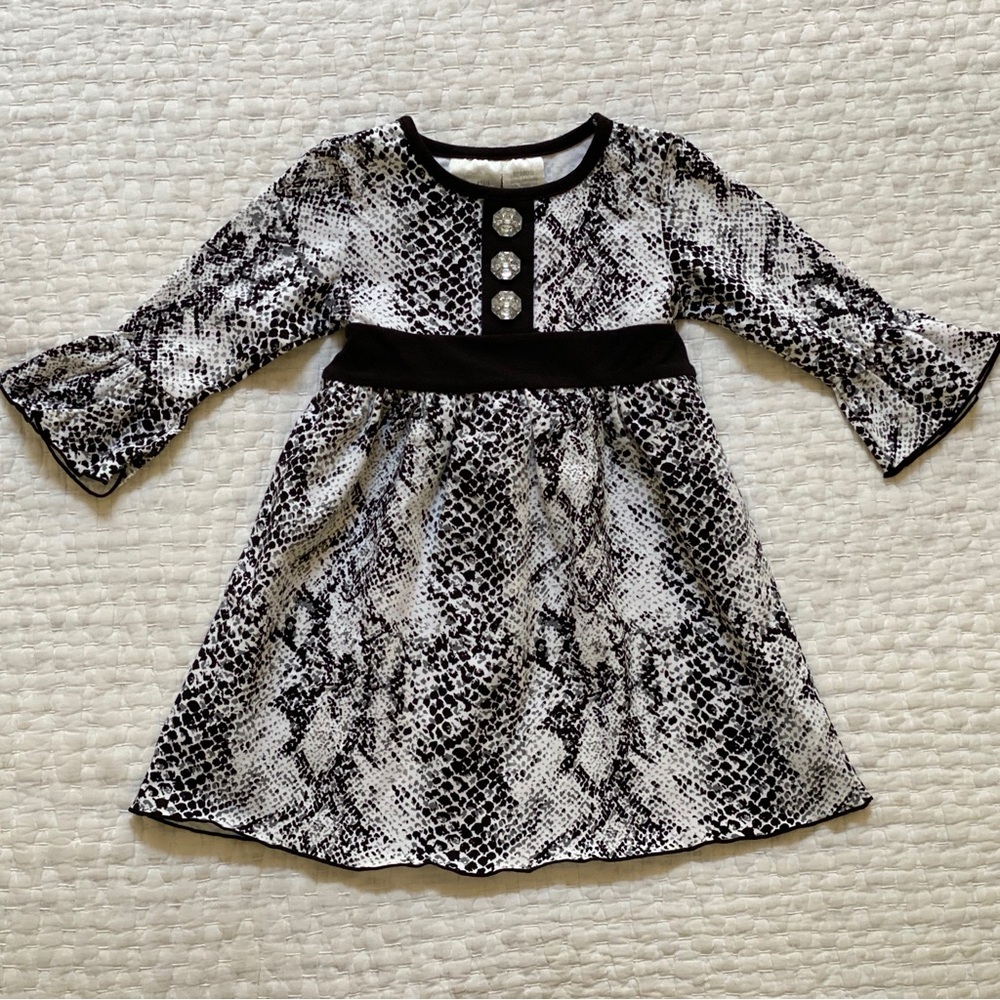 NWT TODDLER GIRLS KOALA KIDS PYTHON DRESS 24M